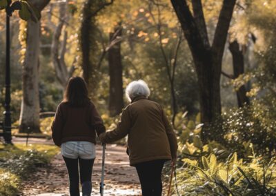 Del estrés al placer: las salidas con una persona mayor con dependencia